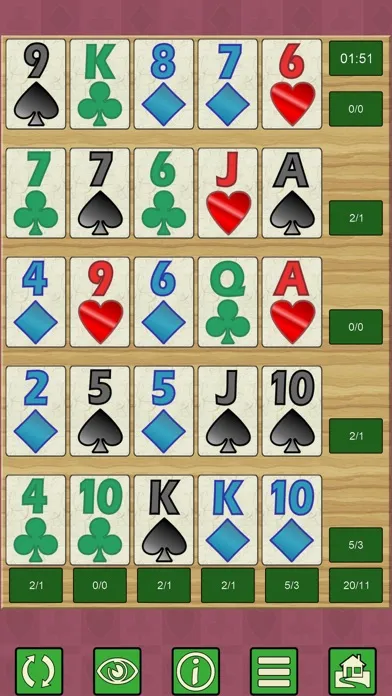Poker Solitaire V+ 스크린샷