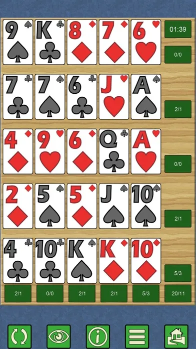 Poker Solitaire V+ 스크린샷