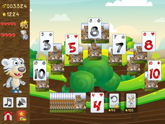 Tiger Solitaire, fun card game iPad  স্ক্রিনশট