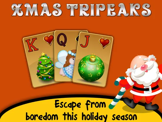 Tangkapan skrin Xmas TriPeaks Card Solitaire iPad 