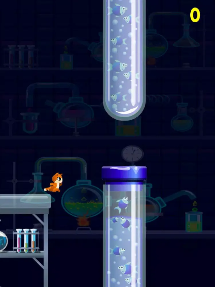 صور Kitty Cat Jump City - Don’t Get Boxed In Trying To Find Food iPad 