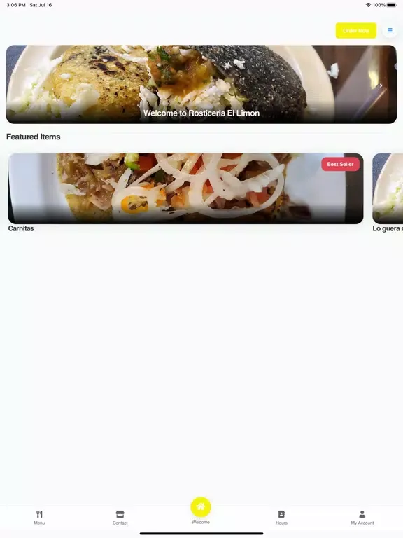 Rosticeria El Limon iPad  سکرین شاٹس