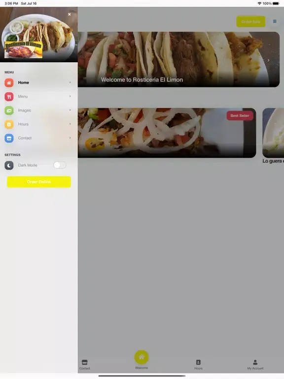 Rosticeria El Limon iPad  سکرین شاٹس