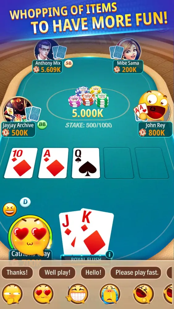 Captures d'écran de Poker ZingPlay: Texas Holdem
