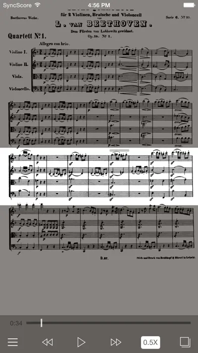 Ảnh chụp màn hình của Beethoven All String Quartets