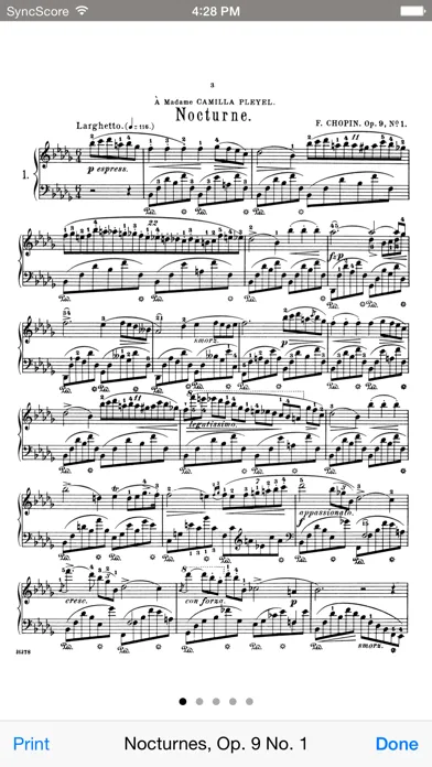 Скриншоты Chopin Nocturnes - SyncScore
