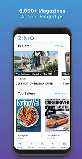 تصاویر ZINIO - Magazine Newsstand