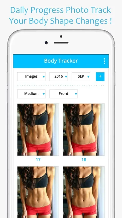 Body Fit Progress Tracker - Photo & Measurements應用截圖
