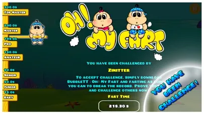 Capturas de tela do BubbleTT : Oh! My Fart (The Funniest Casual Game)