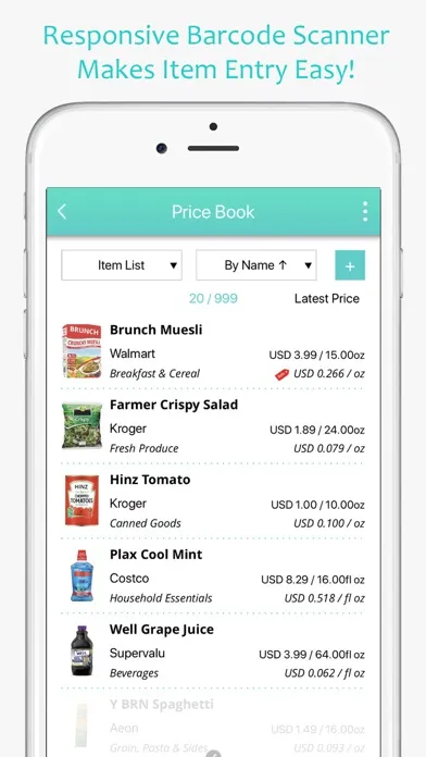 Screenshot di Price Book-Track Grocery Price