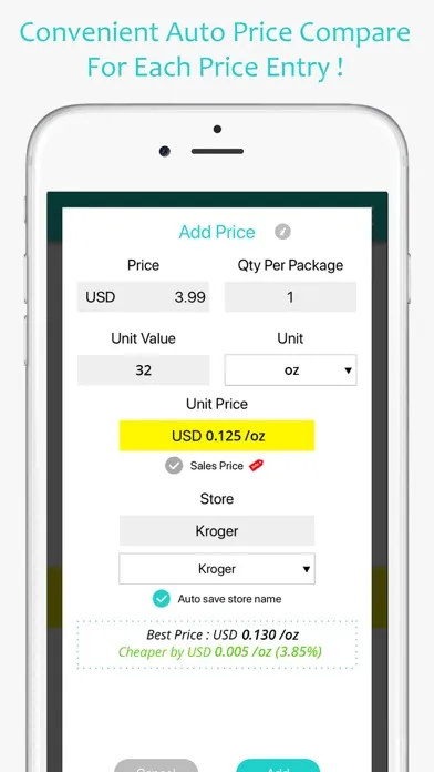 Screenshot di Price Book-Track Grocery Price