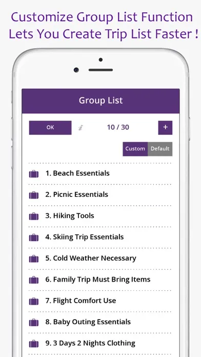 Travel Packing & To Do List 스크린샷