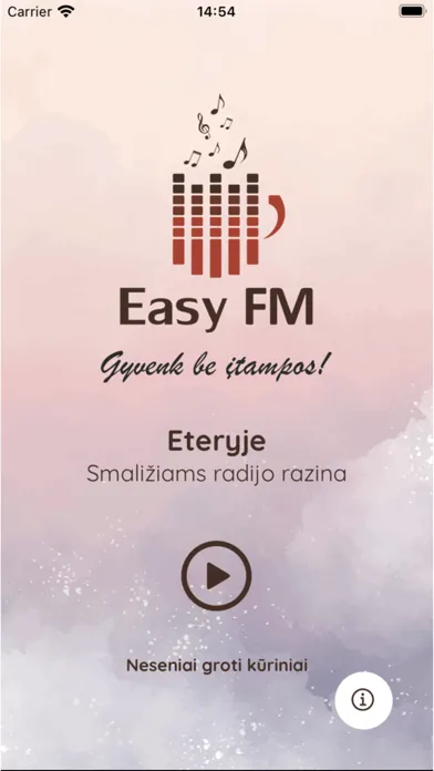 Captures d'écran de Easy FM