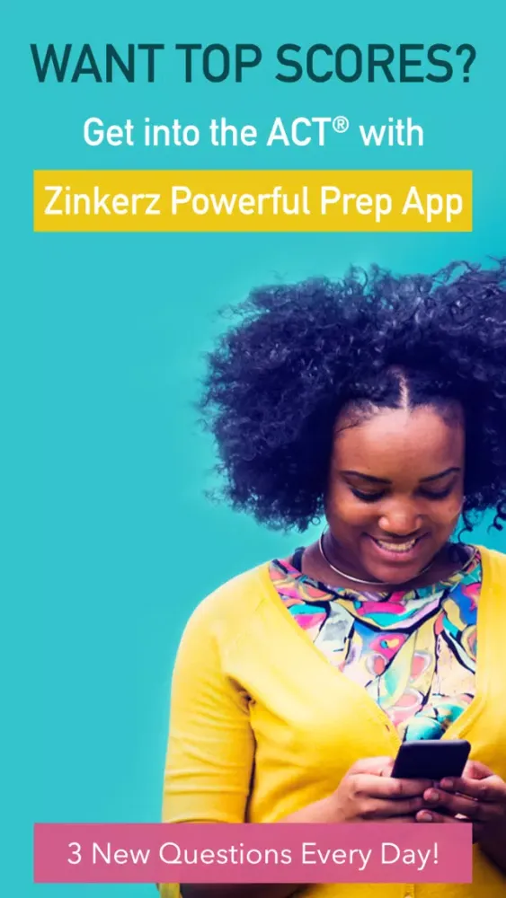 Zrzuty ekranu ACT Daily Test Prep by Zinkerz