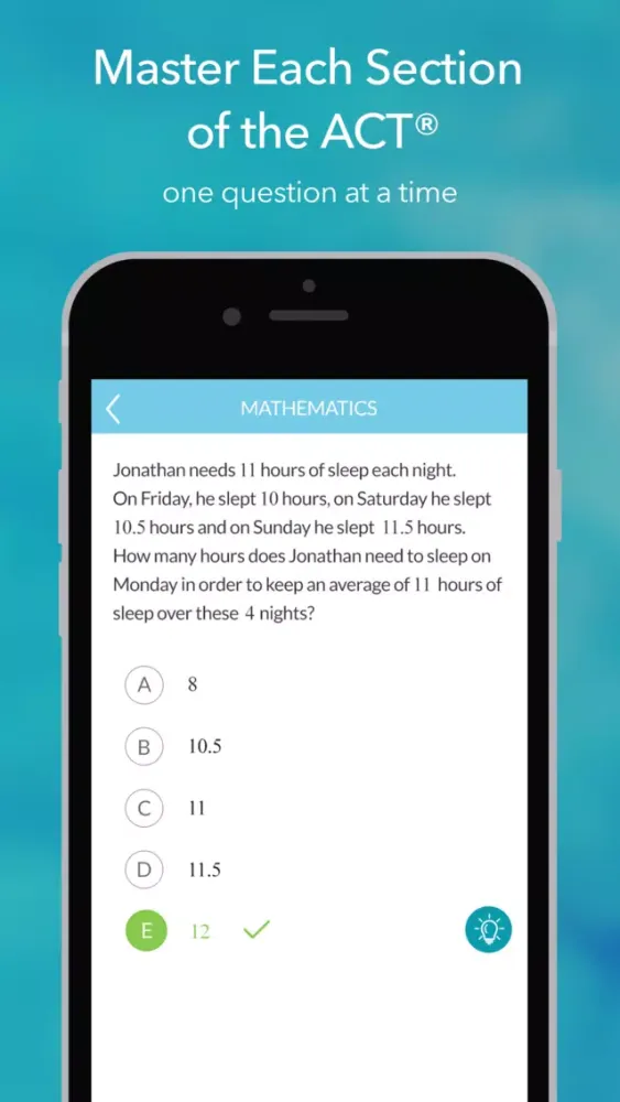 Zrzuty ekranu ACT Daily Test Prep by Zinkerz