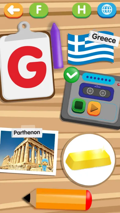 Capturas de tela do Pocoyo ABC Adventure