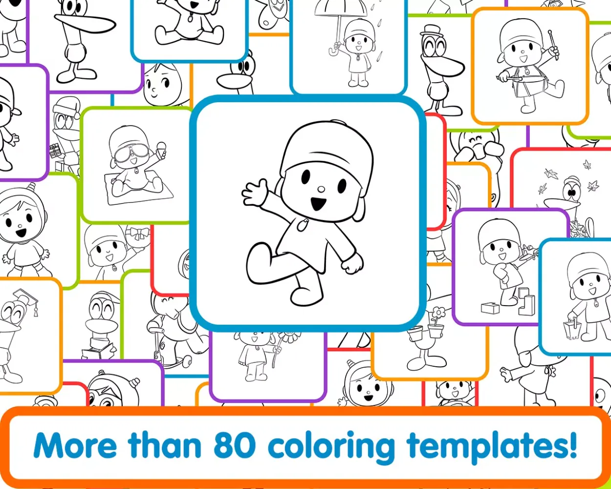 Pocoyo Colors: Fun drawings! Screenshots