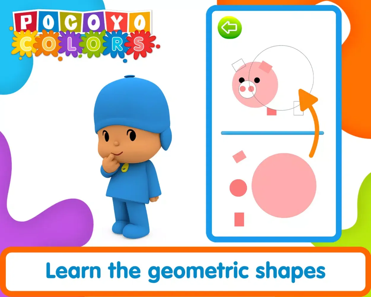Pocoyo Colors: Fun drawings! Screenshots