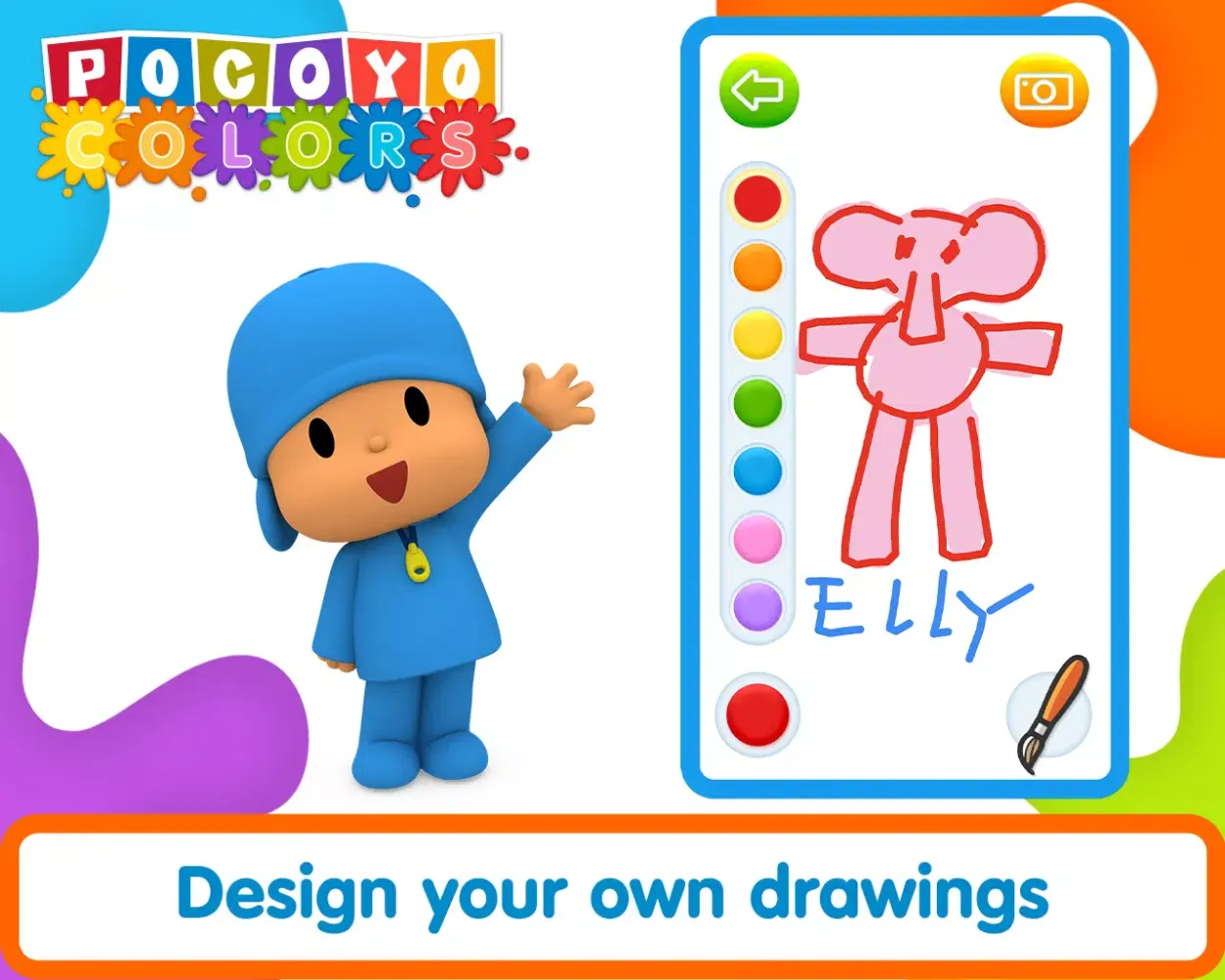 Pocoyo Colors: Fun drawings! Screenshots