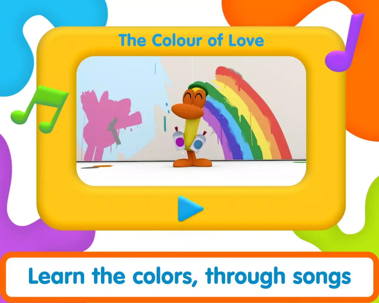 Pocoyo Colors: Fun drawings! Screenshots