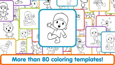 Скриншоты Pocoyó Colors: Color drawings