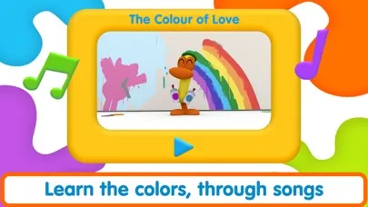 Скриншоты Pocoyó Colors: Color drawings