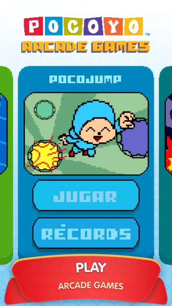 Pocoyo Arcade Games应用截图