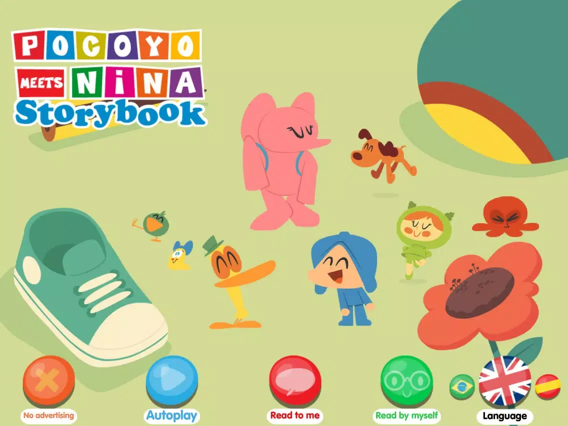Capturas de tela do Pocoyo Meets Nina Premium iPad 
