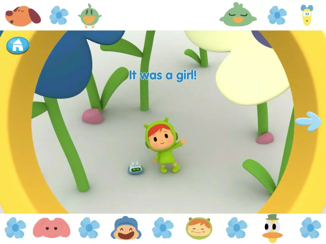 Capturas de tela do Pocoyo Meets Nina Premium iPad 
