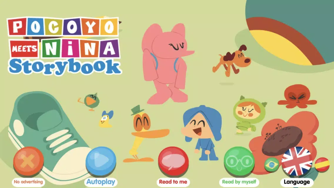 Capturas de tela do Pocoyo Meets Nina Premium