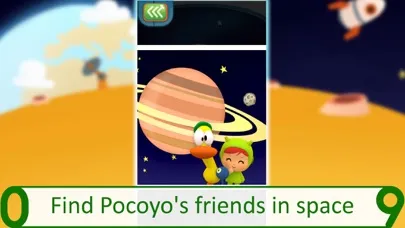 Tangkapan layar Pocoyo 123 Space Adventure
