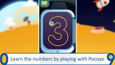 Tangkapan layar Pocoyo 123 Space Adventure