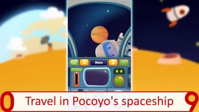 Tangkapan layar Pocoyo 123 Space Adventure