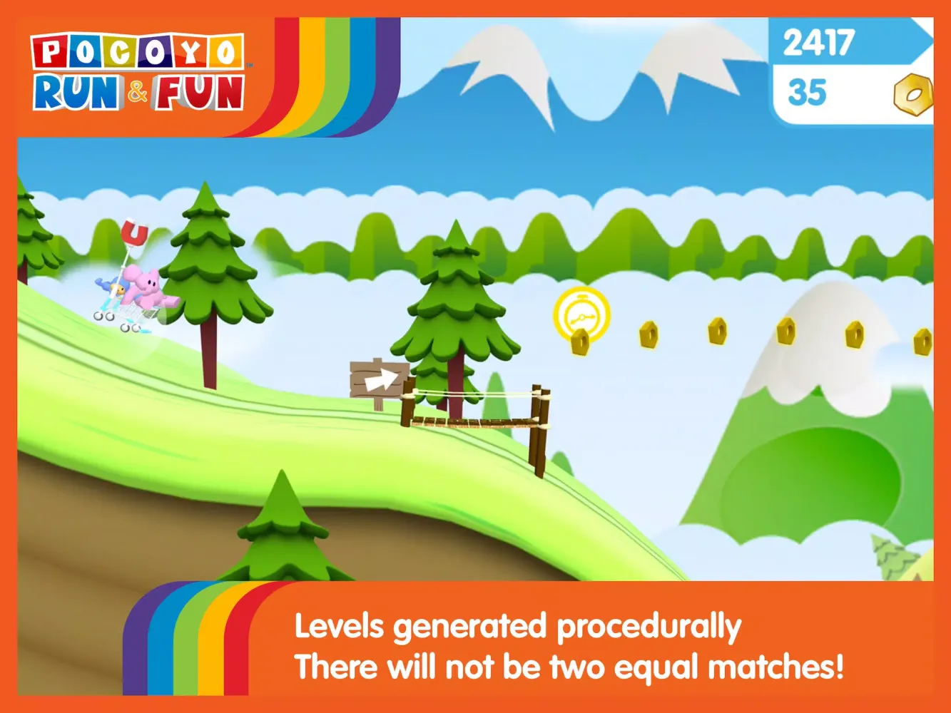 Capturas de pantalla de Pocoyo Run & Fun: Cartoon Jump