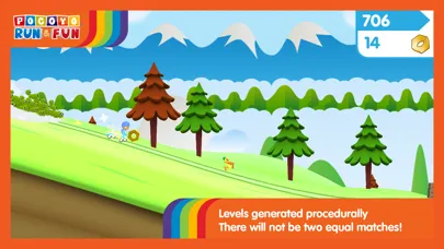 ภาพหน้าจอของ Pocoyo Run & Fun: Hill Racing