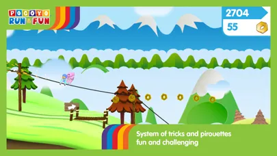 ภาพหน้าจอของ Pocoyo Run & Fun: Hill Racing