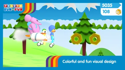 ภาพหน้าจอของ Pocoyo Run & Fun: Hill Racing