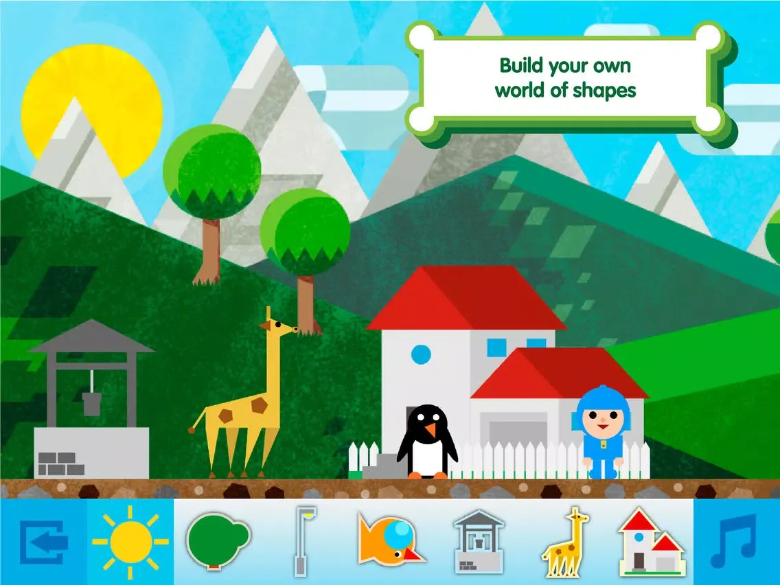 تصاویر Pocoyo Shapes iPad 
