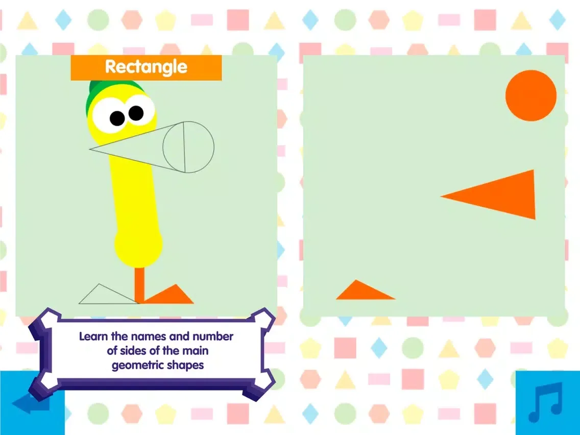 تصاویر Pocoyo Shapes iPad 
