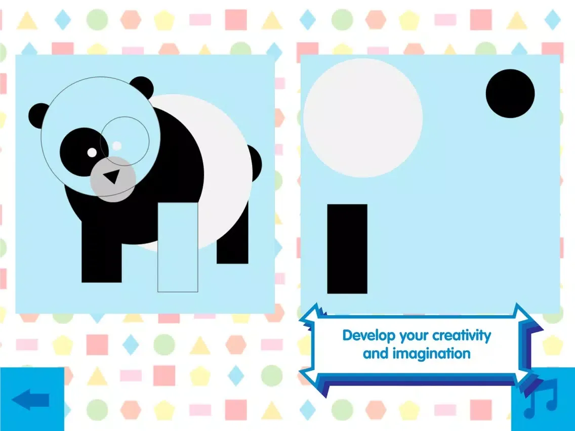 تصاویر Pocoyo Shapes iPad 