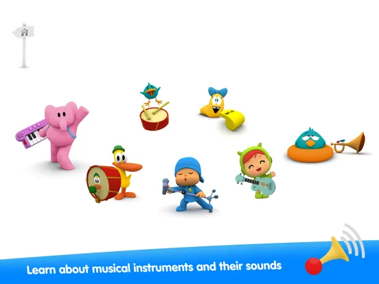 Pocoyo: Sounds Of Animals iPad  스크린샷