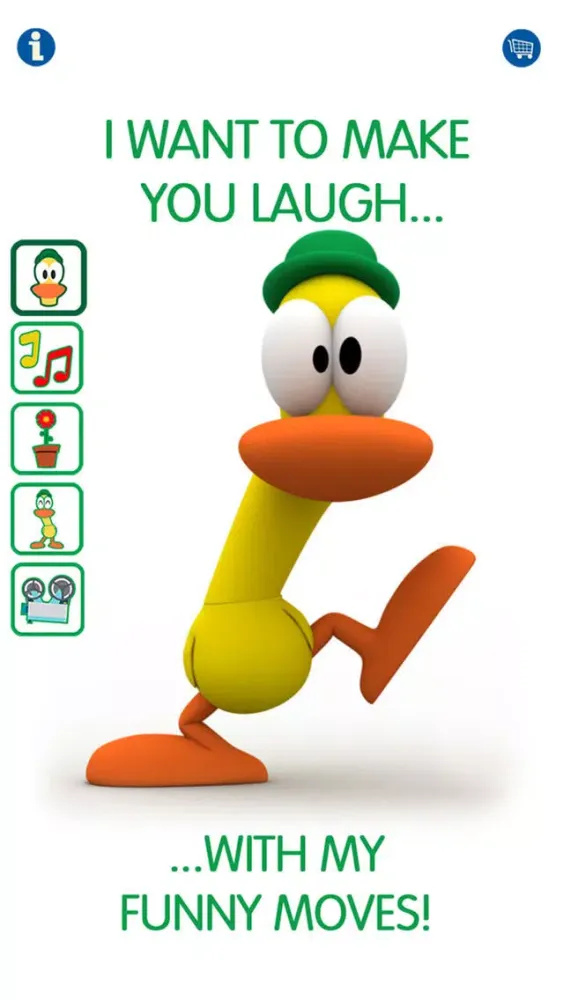 Capturas de pantalla de Talking Pato Premium – Pocoyo´s Friend