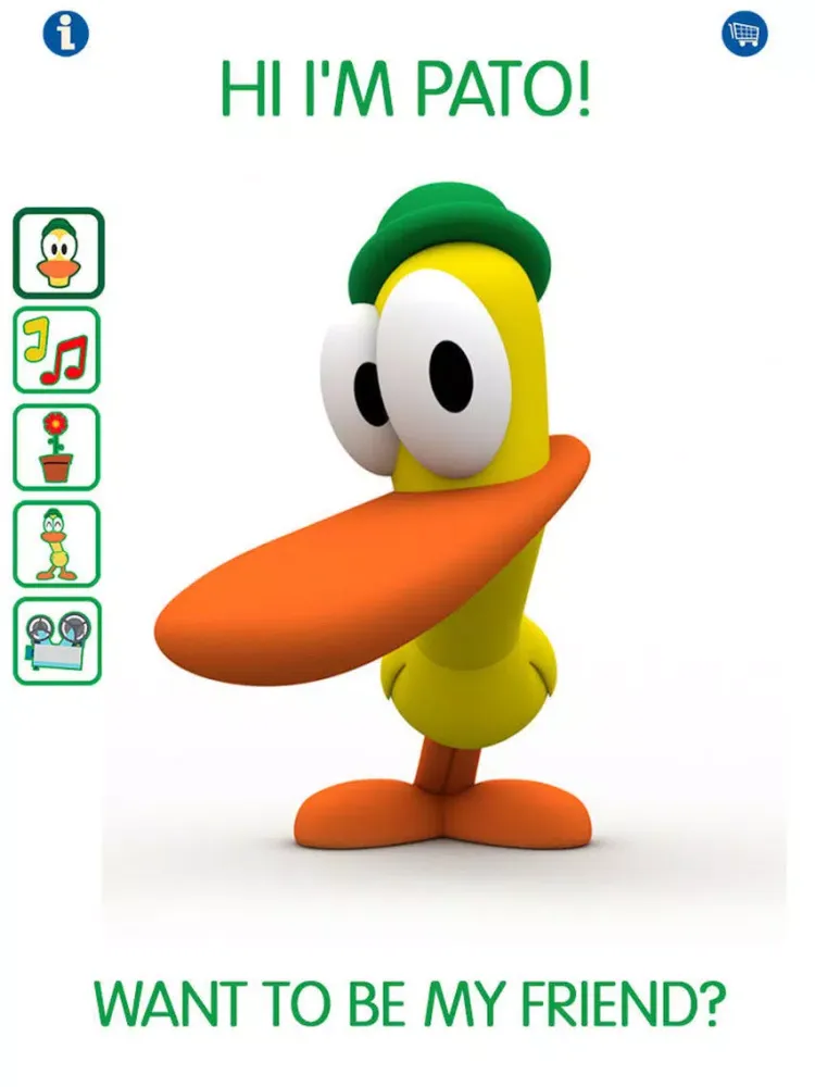 Talking Pato – Pocoyo’s Best Friend HD iPad  سکرین شاٹس