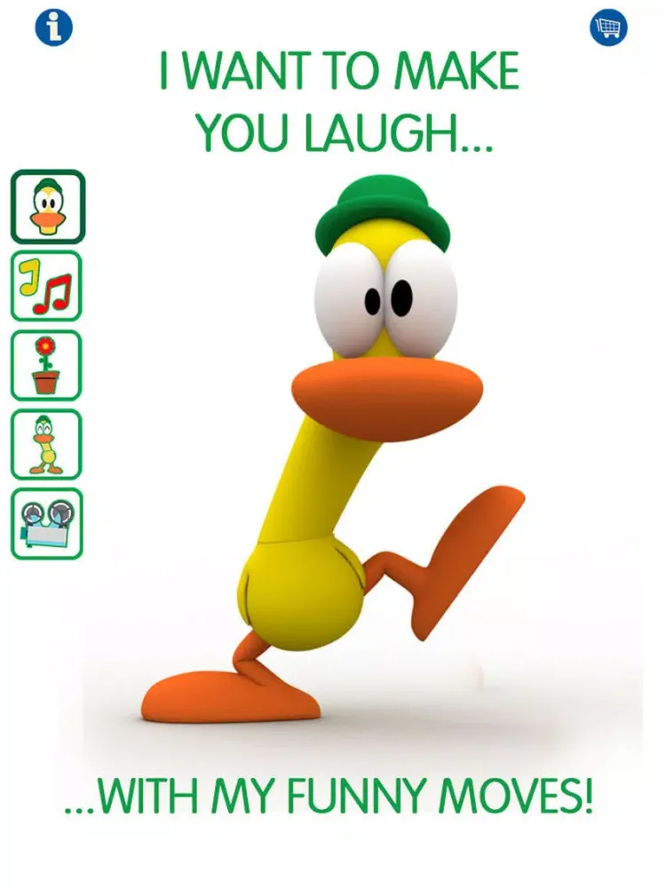 Talking Pato – Pocoyo’s Best Friend HD iPad  سکرین شاٹس