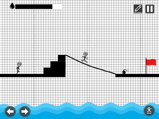 Stickman Dash : Draw The Line iPad  Screenshots