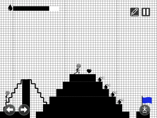 Stickman Dash : Draw The Line iPad  Screenshots