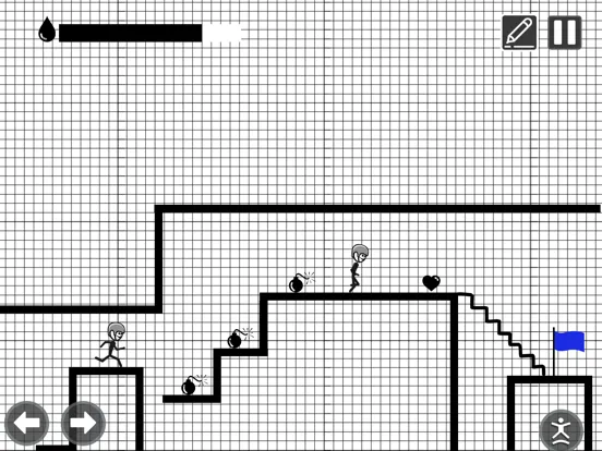 Stickman Dash : Draw The Line iPad  Screenshots