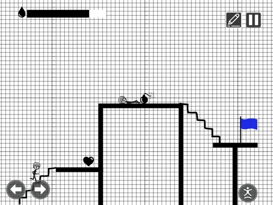 Stickman Dash : Draw The Line iPad  Screenshots