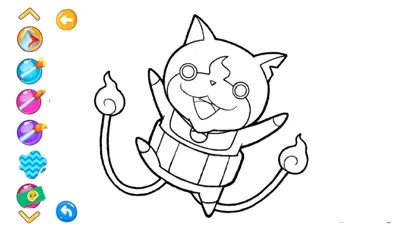 Zrzuty ekranu Yo kai Coloring Book