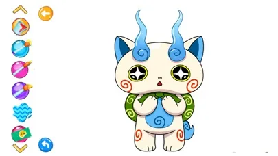 Zrzuty ekranu Yo kai Coloring Book